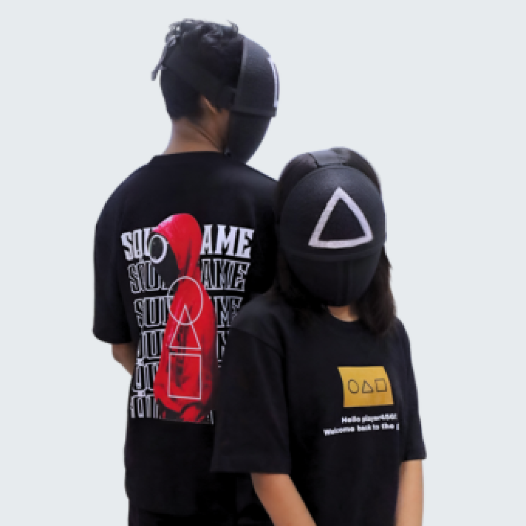 Drop Shoulder T-Shirt (Squid Game) - Korean Drama Style